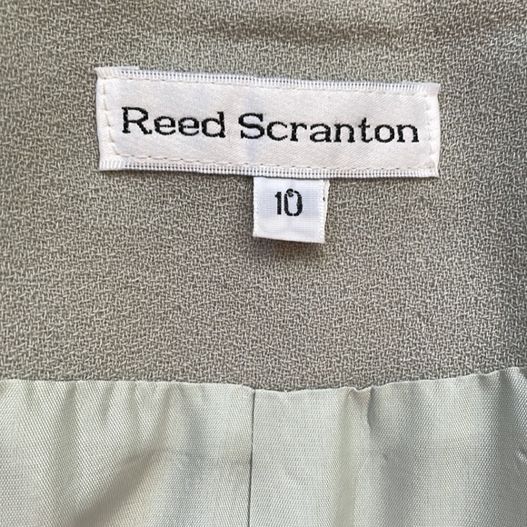 Beautiful Pastel Green 100% Wool Lightweight Blazer Suit Separates Size 10 - Picture 7 of 11